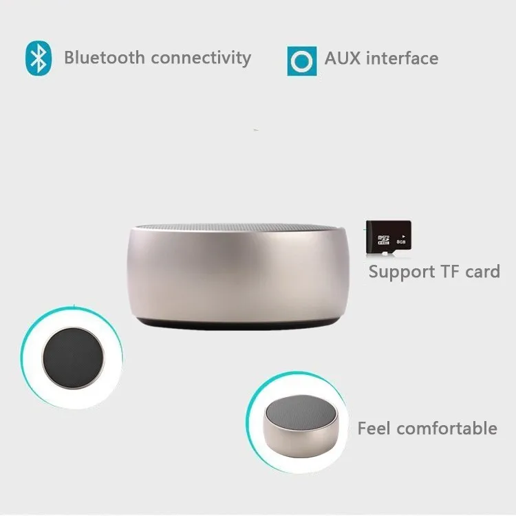 Dbigness Bluetooth колонка, Портативная колонка беспроводной бас стерео сабвуфер поддержка TF AUX Boombox HD звук для телефона samsung