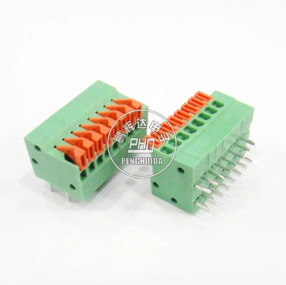 6PCS Dual Row 20 Pin Screwless Terminal Block Connector 150V 2A KF141R