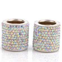 1 ПК прозрачный подголовник сиденья автомобиля декорированный ошейник талисманы Алмазный Bling аксессуары для салона автомобиля для женщин горный хрусталь