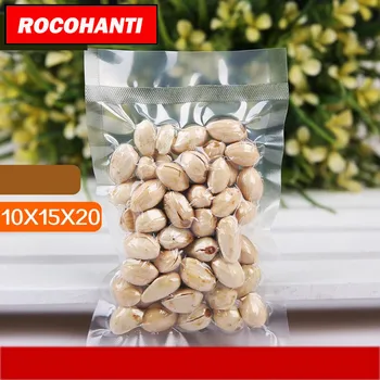 

100PCS 10*15CM Poly Vacuum Plastic Bags Laminated Poly-Nylon Vacuum Pouch