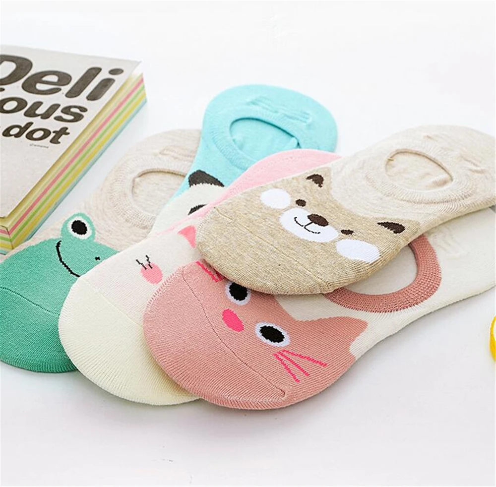 Free-Shipping-Women-Candy-Color-Sock-Small-Animal-Cartoon-Short-100-Cotton-Boat-Socks-Breathable-Casual (1)