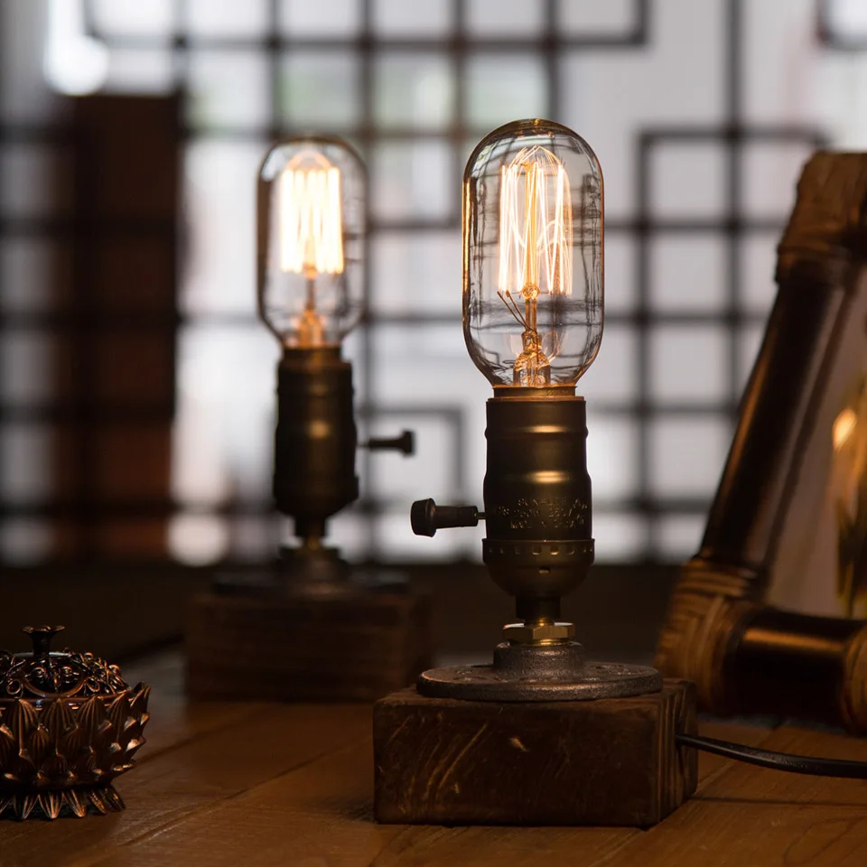 OYGROUP Wood Table Lamp Romantic Modern Dimmable Desk Lamp Home Romantic Reading Lamp Office Light  - 32801920587
