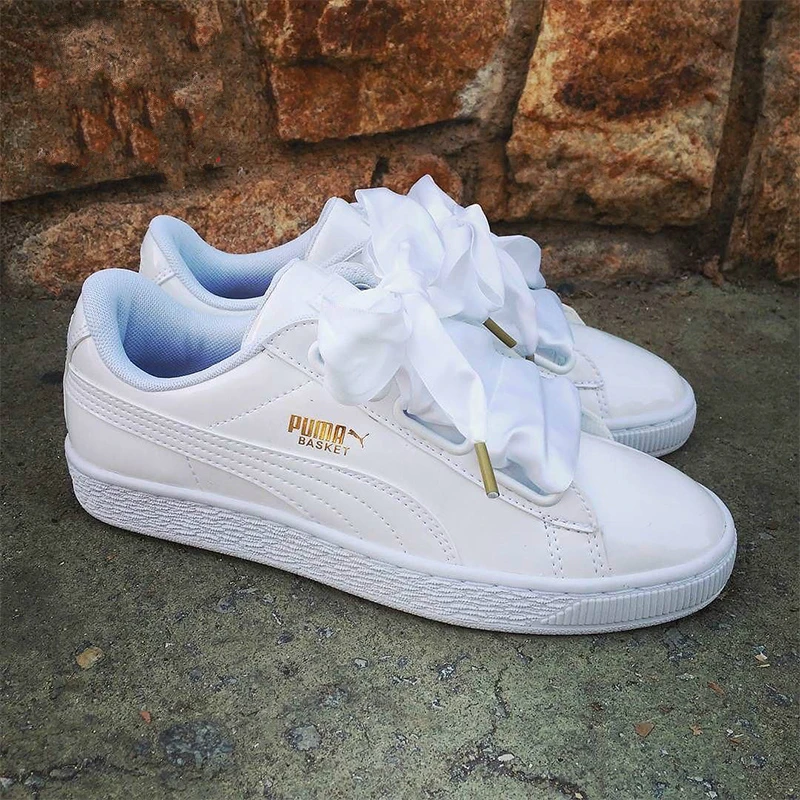 satin bow sneakers