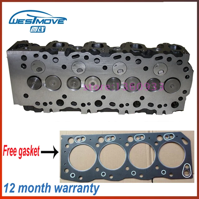 complete cylinder head assembly for Toyota Hilux 2400 Land Cruiser Hiace 4 Runner Chasser