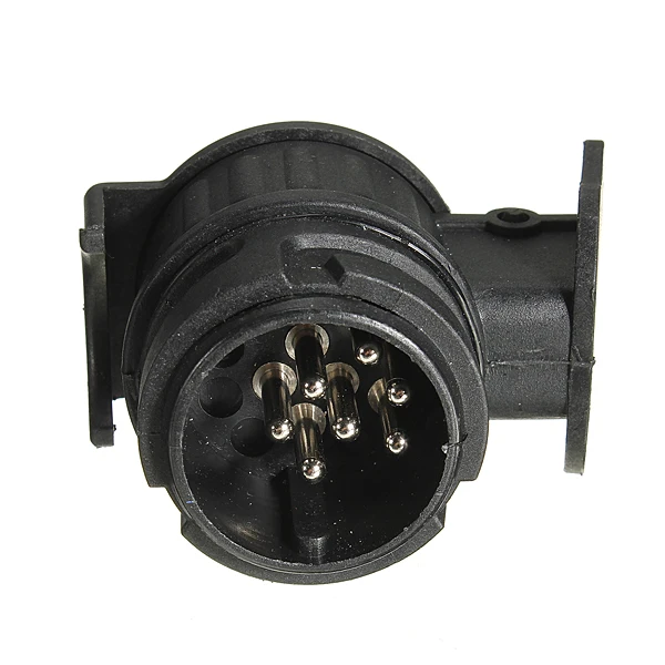 13 إلى 7 دبوس للماء مقطورة شاحنة سحب بار المقبس الكهربائية قابس محول 13 إلى 7 دبوس للماء مقطورة شاحنة سحب بار المقبس الكهربائية قابس محول