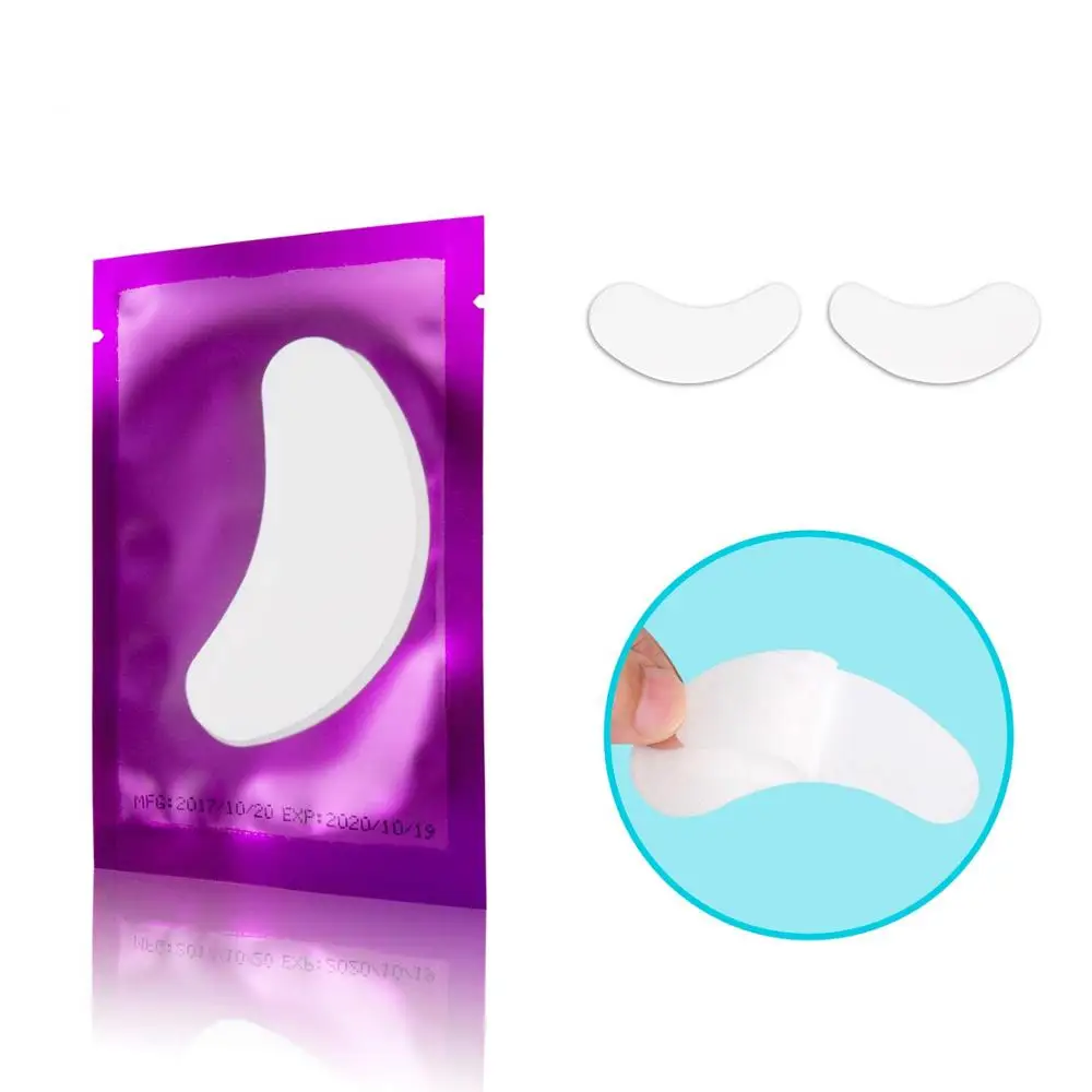 20/50pairs Eyelash Extensions Paper Patches Grafted Eye Stickers Eyelashes Under Eye Pads Eye Hydrogel Patches Makeup Tools