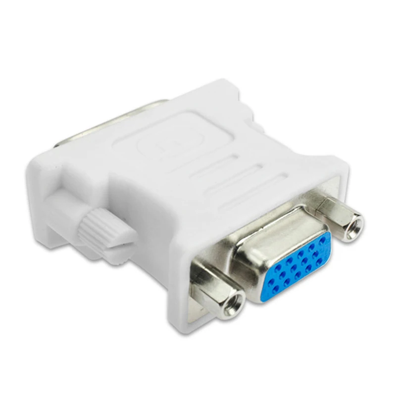 Felkin DVI 24 + 5 لمحول VGA 24 k الذهب مطلي المكونات الذكور إلى الإناث DVI لمحول VGA محول 1080 P ل HDTV العارض مراقب