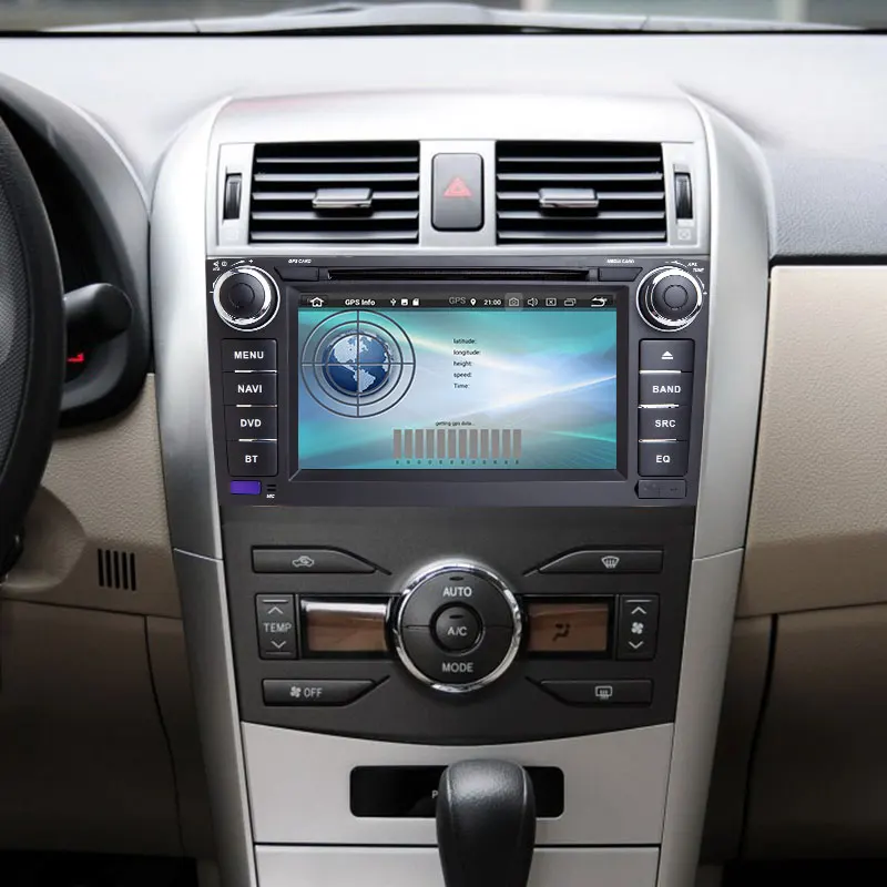 Clearance Autoradio 2 Din Android 8.0 Car DVD Player For Toyota Auris Toyota Corolla Altis 2012 2013 GPS Navigation Multimedia Stereo Wifi 1