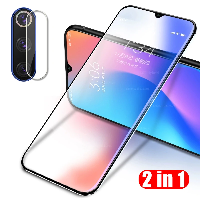2 в 1 пленка для камеры Xiaomi A3 Lite Mi9 Mi 9 t 9se cc9 cc полное покрытие Защита экрана Mi9t Mi9se Micc9