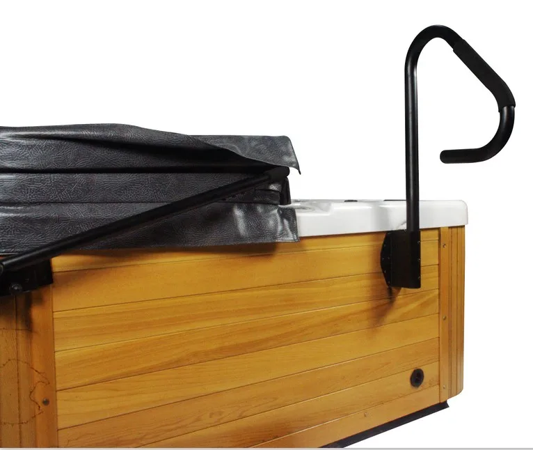 

Hot tub spa Safety Hand Rails Cabinet Vertical Mount Handrail with single Bracket