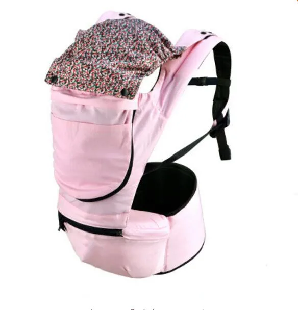 

2019 baby sling new with wind hood multi-function baby waist stool set portable baby belt child baby hip seat two-in-one strap