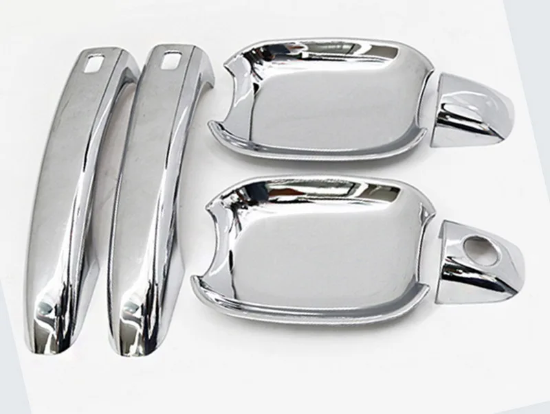 Door Handle & Door Bowl Car Side Car Styling ABS Chrome Cover Trim For
