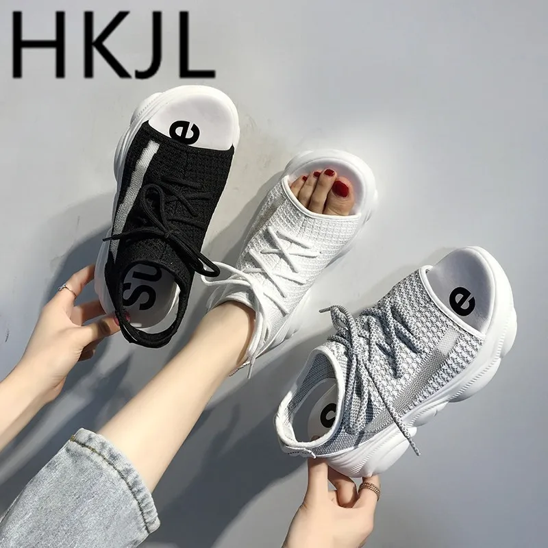 

HKJL Fashion Small bear sandals 2019 summer soffit bottom for women's shoes in Europe and the United States A528