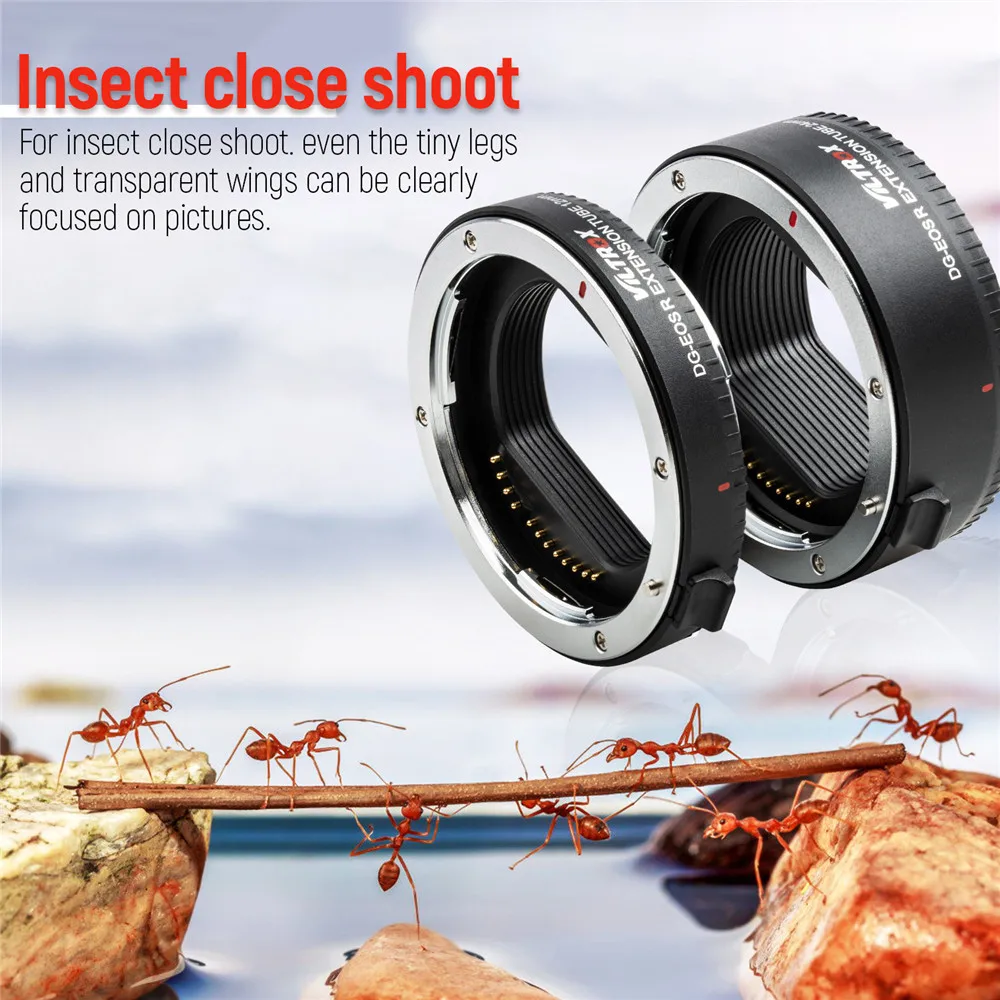 Viltrox DG-EOS r foco automático macro extensão