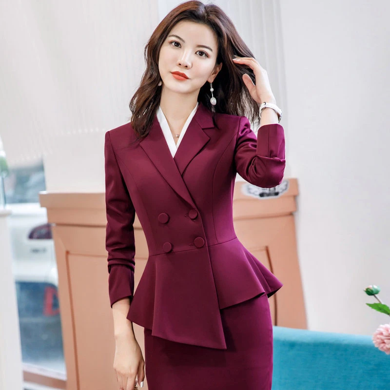 2019 Новый размера плюс 4XL женские деловые костюмы милый костюм весенняя одежда все