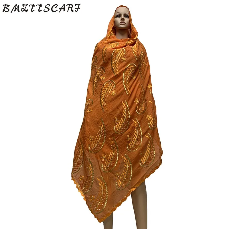 Африканский Для женщин вышитые шарфы хлопок длинный шарф с камнями для шали молитвенный платок по продажам BM756