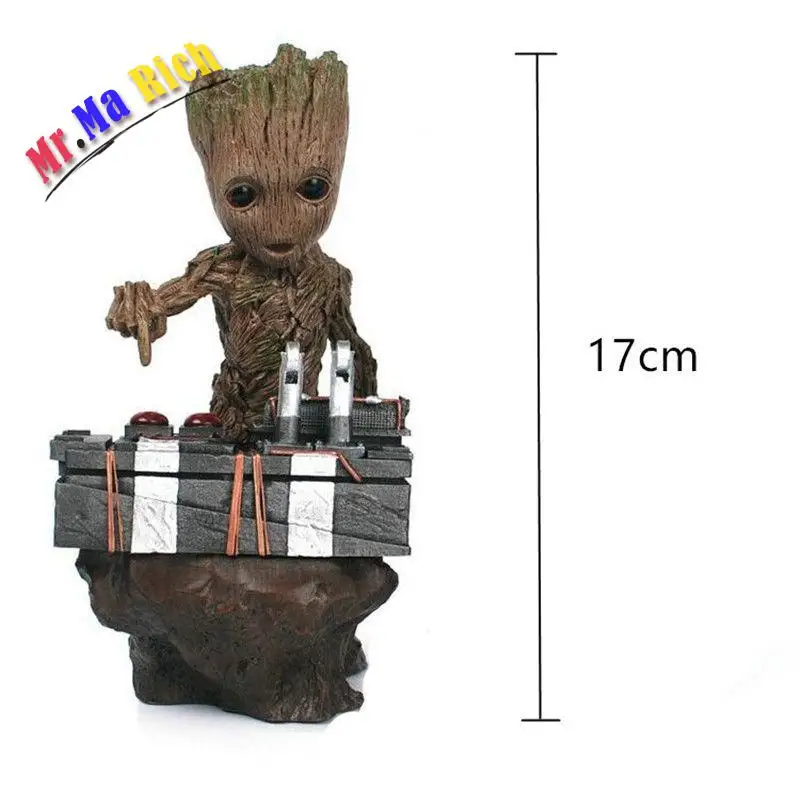 

New Baby Guardians of the Galaxy Vol.2 Push Bomb Button Figure Statue Toy