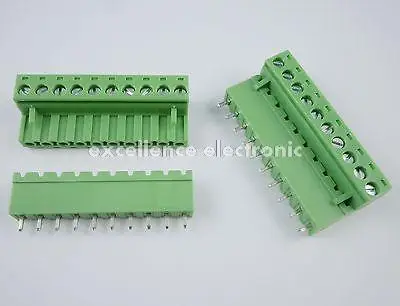 

50Pcs 5.08mm Pitch 10 pin 10 way Screw Pluggable Terminal Block Plug Connector 2EDG L