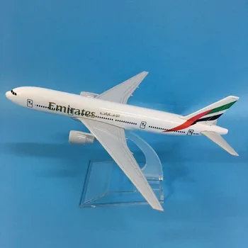 

JASON TUTU Plane Model Airplane Model Emirates Boeing B777 Aircraft Model Diecast Metal 1:400 16cm Airplanes Model Plane Toy gif