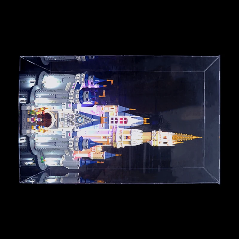 

The display case box For Lego Cinderella Princess Castle 71040 Princess Castle 16008 Building Blocks (only display box)
