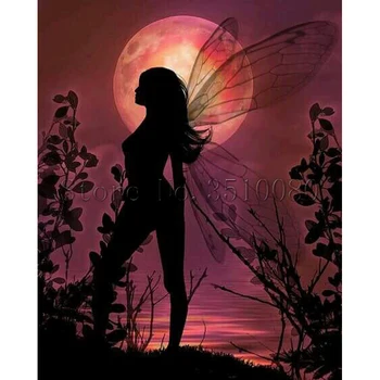 

RS1562 Diy diamond painting cartoon cross stitch crystal full square diamond sets unfinish decorative diamond embroidery elves a