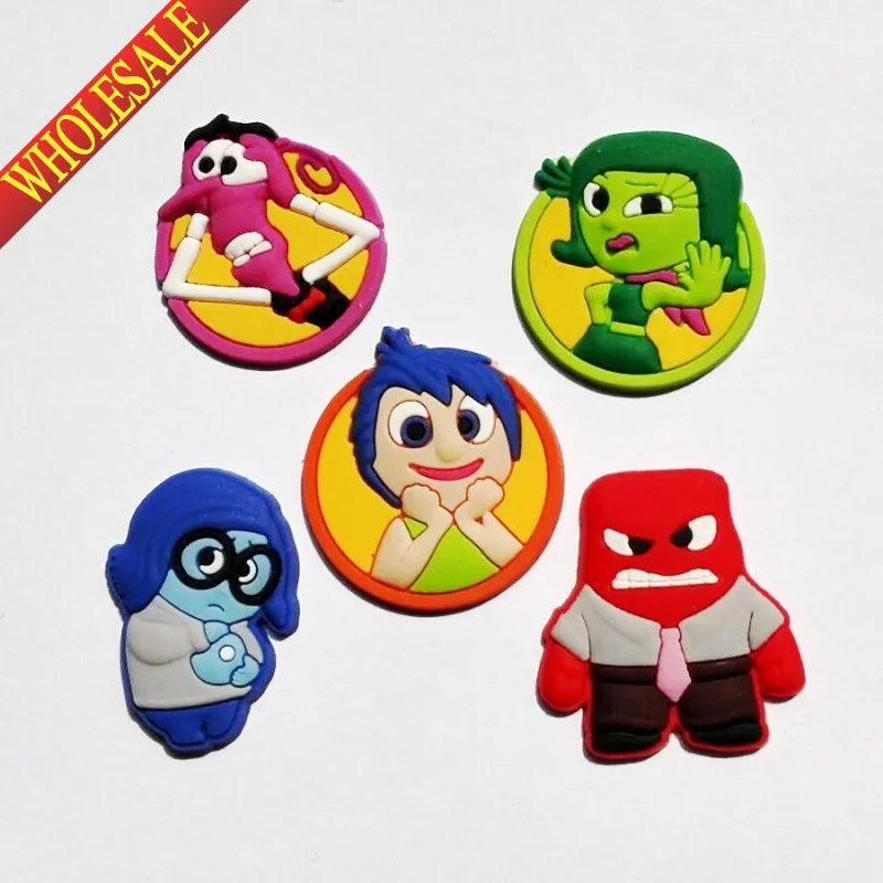 

High quality 10PCS Inside out PVC shoe charms shoe accessories shoe buckle for wristbands croc kids favor Gift