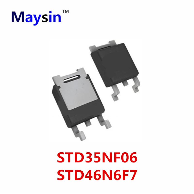 

20PCS 50PCS 100PCS STD35NF06 D35NF06 35NF06 STD46N6F7 D46N6F7 46N6F7 46N6 TO-252 ORIGINAL