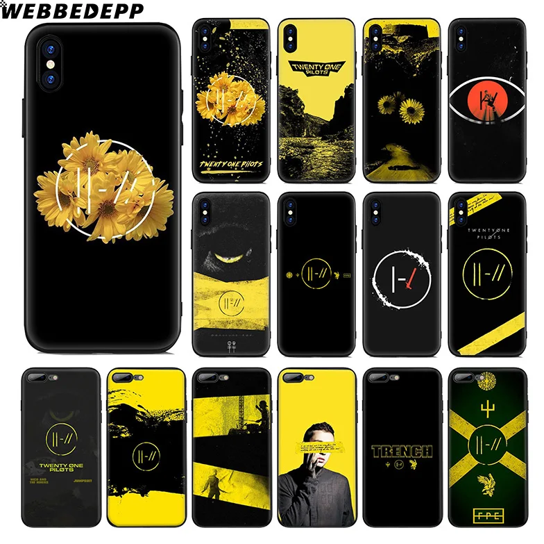 WEBBEDEPP Twenty One Pilots 21 Мягкий силиконовый чехол для Apple iPhone 11 Pro Xr Xs Max X или 10 8 7 6 6S Plus 5 5S SE