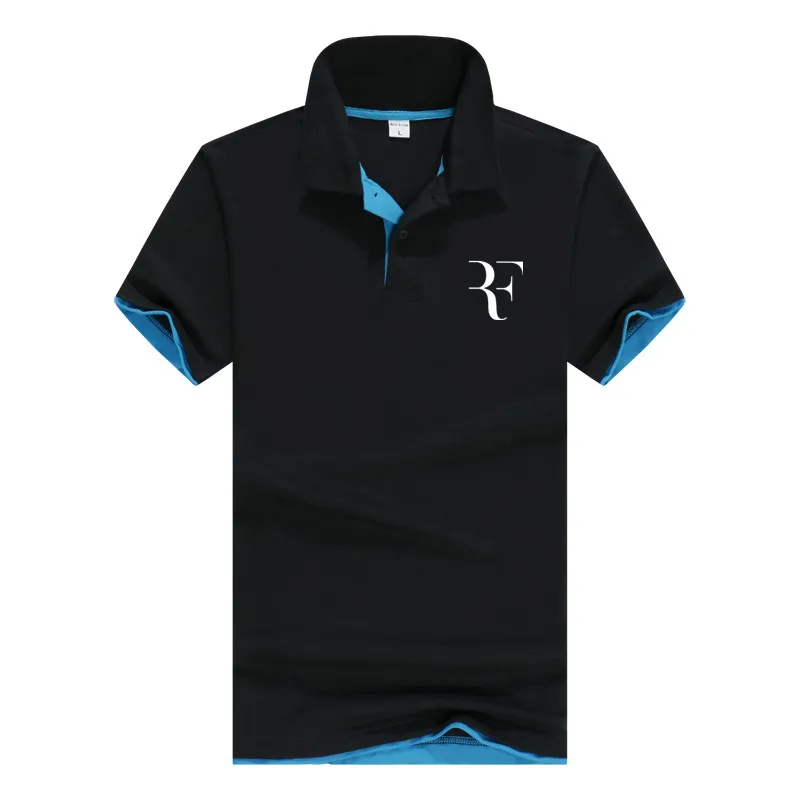 summer fashion Roger Federer perfect logo printed polo RF New men high  quality social Polo shirts Polo Shirt for women and mens'|Polo| - AliExpress