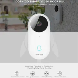 DOPHIGO Smart Wi Fi дверные звонки беспроводной безопасности визуальный домофон Запись видео телефон двери удаленного домашний мониторинг беспла
