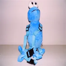 Жгут приятель синий Элмо 2-в-1 Ремни Рюкзак Детские плюшевые игрушки мешок малыш учится Прогулки помощник по уходу за детьми walker