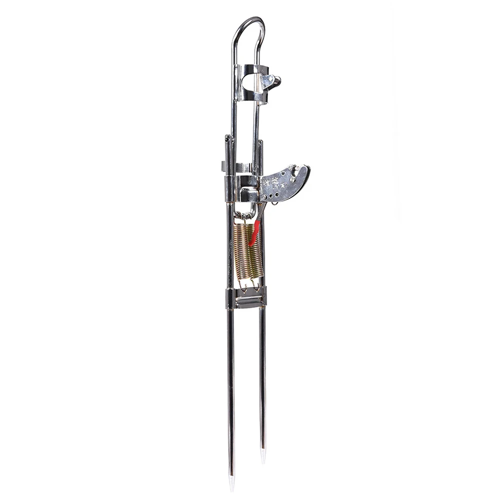 

Fishing Rod Holder Bracket Pole Mount Automatic Double Spring Angle Anti-Rust Accessory FH99