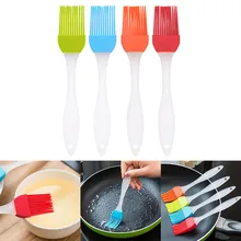 3Pcs/lots Eco-friendly Silicone Liquid Oil Cake Brush Tools Butter Bread Pastry Brush Baking Tool Sauce/ Vinegar Cooking Tools
