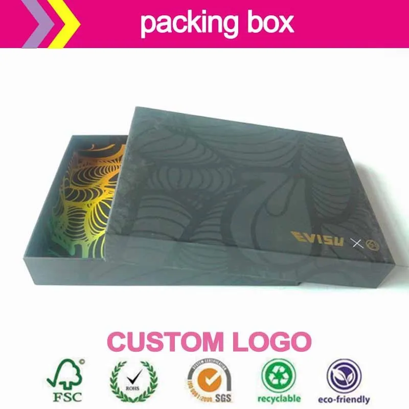 Cover and tray carton accept custom logo