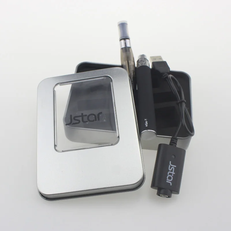 100 шт/партия Jstar EGo CE4 электронная сигарета стартовый набор eGo-T батарея CE4 распылитель с 11 цветов эго алюминиевый корпус