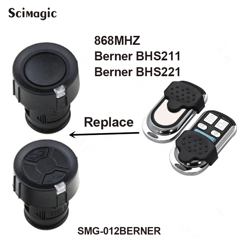 BERNER BHS140/BERNER BHS110 BHS211 совместимый пульт дистанционного управления клон 868,3 МГц