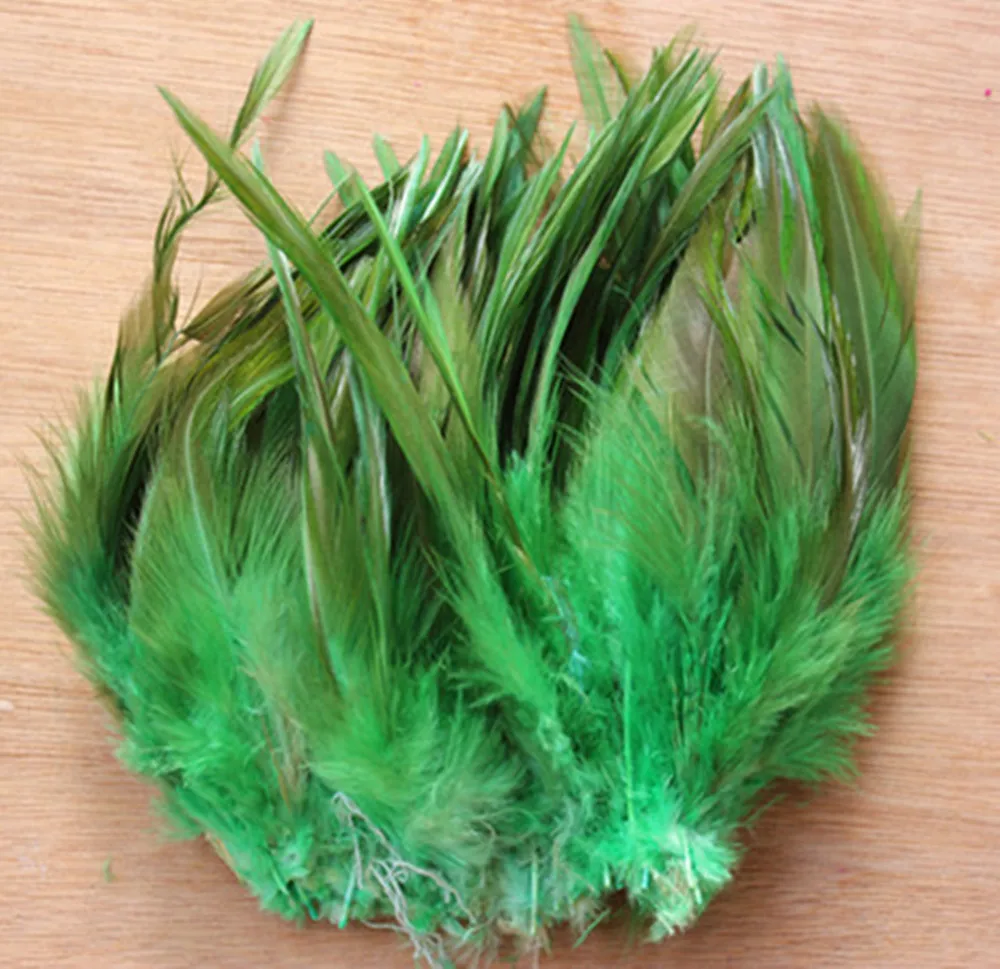 wholesale high quality 50pcs Natural Turkey feathers 10-15cm / 4-6inchg various decorative diy green | Дом и сад