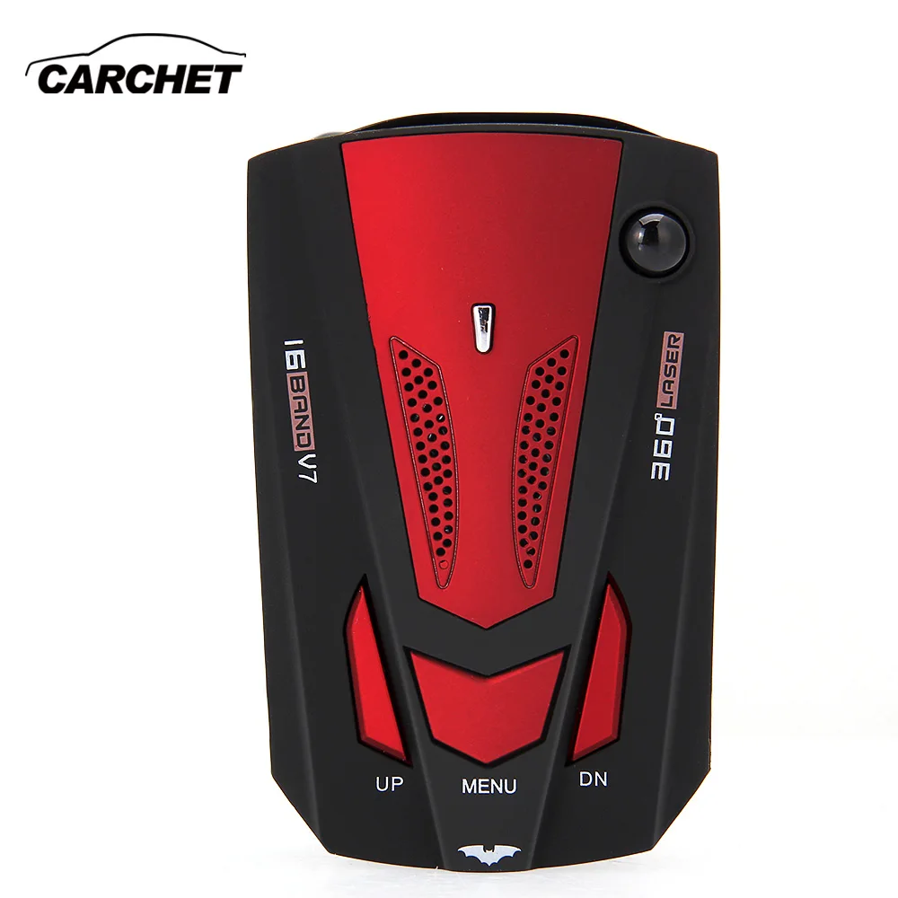 CARCHET GPS Car Radar Detectors Alarm System for Vehicle V7 Speed Voice