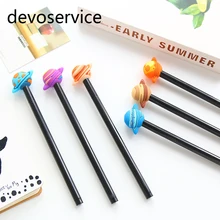 2 шт./лот планета Гелевые ручки Набор Kawaii школьные принадлежности канцелярские принадлежности фотоальбом Kawaii гелевая ручка canetas Эсколар papelaria