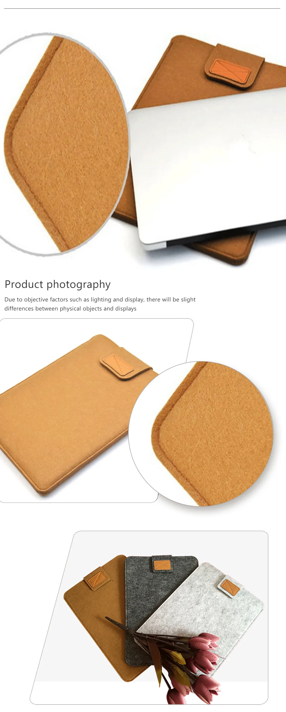 Universal Felt Bag Shockproof 810 inches Tablet Sleeve Bag Cover Funda For Xiaomi Pad4 Huawei M3 M5 Protective Pouch Thick Case (7)