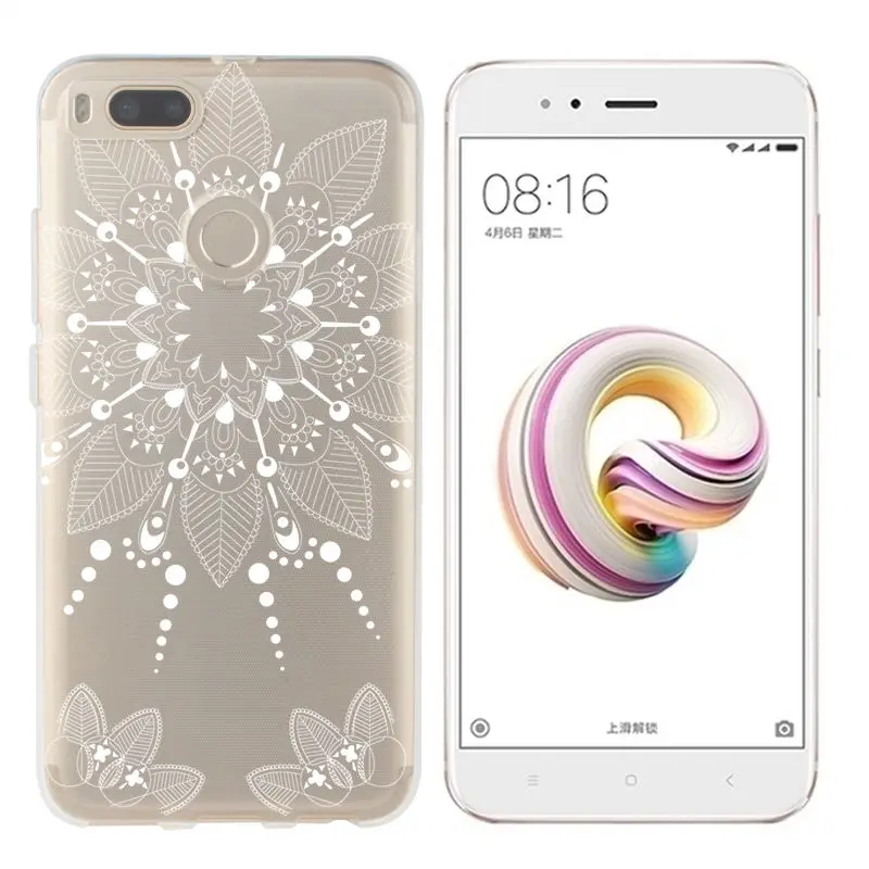 Patterned Phone Case for Xiaomi  Mi 8 A2 Lite Mi 5X 6X Pocophone F1 Clear Cover Redmi 5 Plus 6 Pro 4X Note 5 Pro Soft TPU Shell (12)