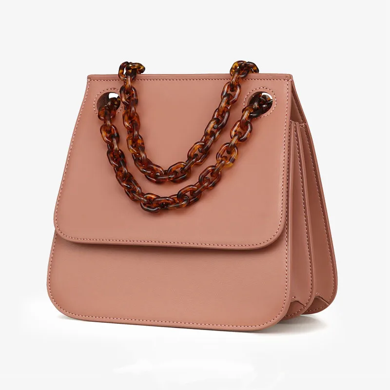 

2019 New Women Genuine Leather Handbags Cow Leather Messenger Shoulder Bag Business Bags