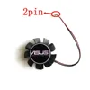 Free Shipping    T124010DL  for  ASUS  HD4550 HD5570 37mm  DC12V 0.1A 2PIN graphics card  fan ► Photo 2/2