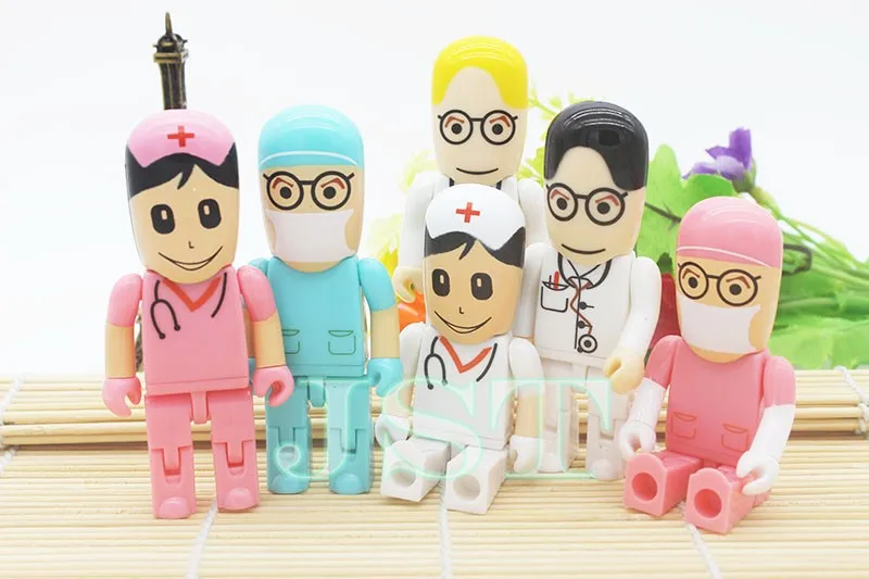 JASTER mini Doctors USB флэш-накопитель для стоматолога флэш-накопитель подарок мультфильм Флешка 4 ГБ 16 ГБ 32 ГБ 64 ГБ u диск оптовая продажа