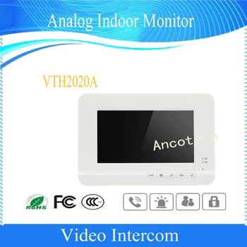 

Free Shipping DAHUA Video Intercom 7 TFT LCD screen Analog Indoor Monitor Color video audio intercom without Logo VTH2020A