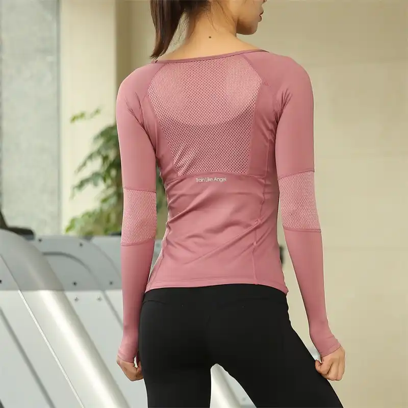 air running t-shirt in pink