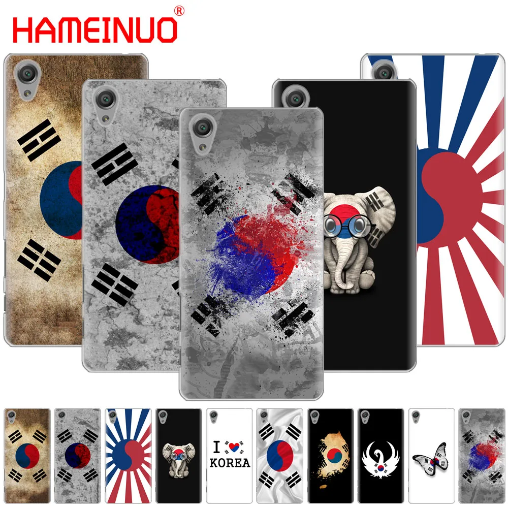 

HAMEINUO Korean Flag Cover phone Case for sony xperia C6 XA1 XA2 XA ULTRA X XP L1 L2 X XZ1 compact XR/XZ PREMIUM