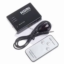 3 порта HDMI коммутатор 1080P 3 в 1 разветвитель для HDTV PS3 DVD IR беспроводной пульт дистанционного управления