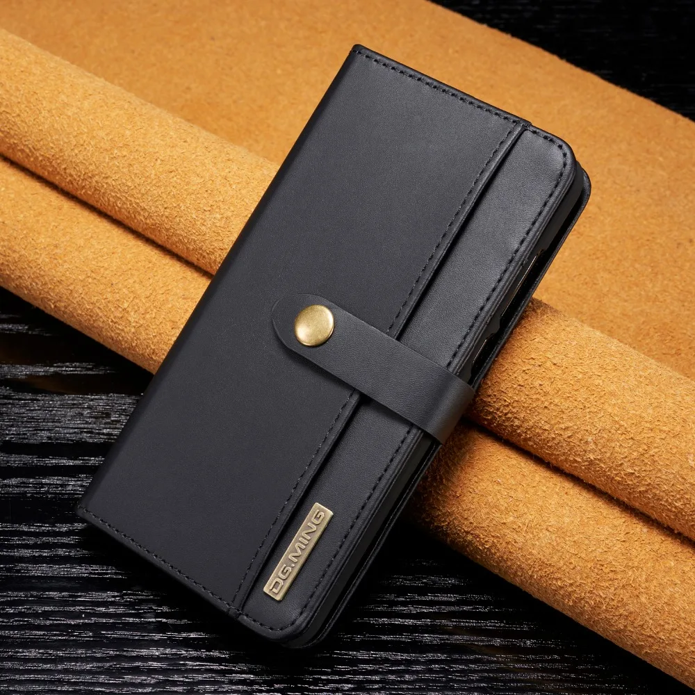 

For Huawei P20 Pro Case Leather 2 in 1 Detachable Flip Magnetic Wallet Card Slot Phone Case Cover for Huawei P20 Pro Shell Funda