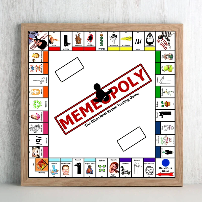 

Casino Royale Poker Game Memeopolyingly Board Canvas Painting Wall Art Street Poster HD Print Picture for Living Room Home Decor